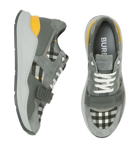 burberry sneakers ramsey check 8043202 military green - 41|Shop Burberry Ramsey Check Low.